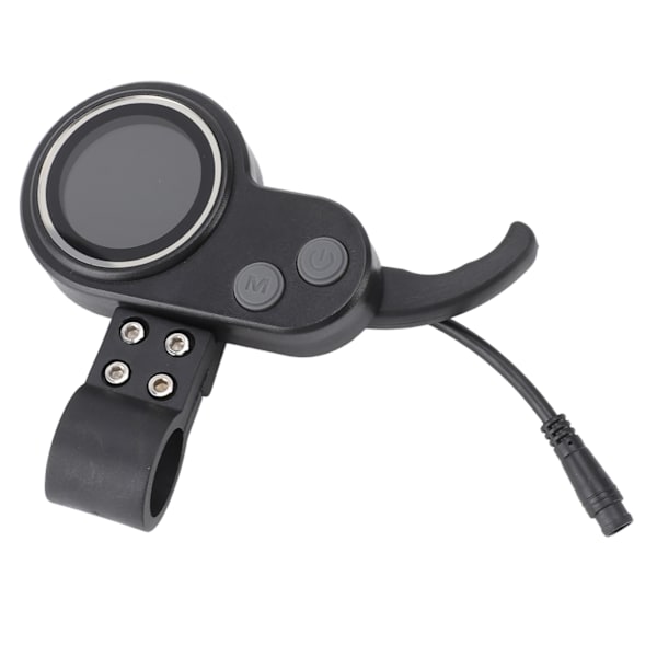 Farverigt LCD-display til elektrisk scooter 36-60V 6-benet vandtæt ABS-panel