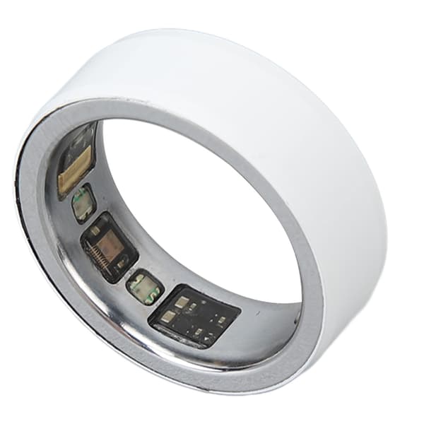 Smart Bluetooth helsering med søvn-, temperatur- og treningsmonitorering - IPX8 - Hvit - Størrelse 22
