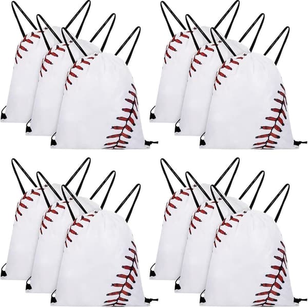 25 Softball Dragskoväskor, Sportig Stil, Ryggsäck för Gym/Resa, Polyester, 43,7x34,5cm