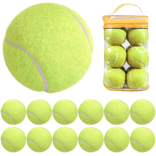 12-pack tennisbollar för justerbar tryckträning