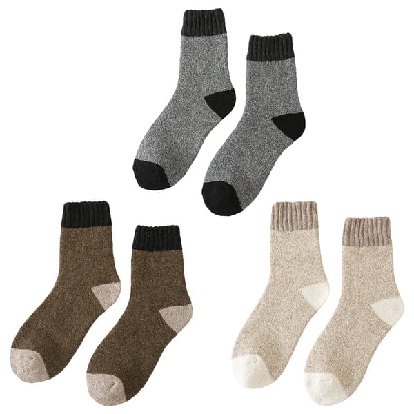 3 par tykke, varme, komfortable, unisex uformelle vinterullsokker