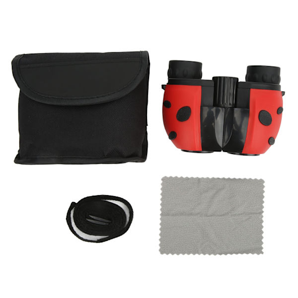 Børnekikkert 8X Mini Design Bille HD Optiske Linser til Camping Fuglekiggeri