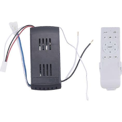Universal fjernbetjeningsudskiftningssæt til loftsventilatorer, 6 hastigheder og timer, reference 0621
