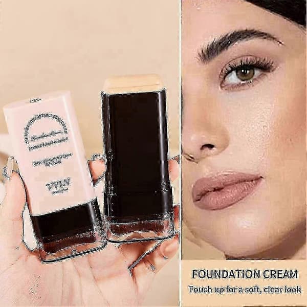 TVLV Vattentät Raderbar Stick Foundation, Långvarig Återfuktande Concealer