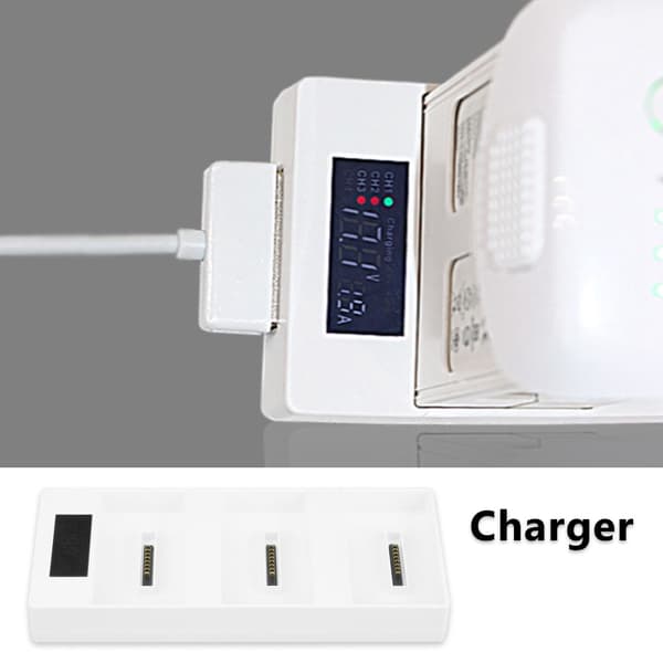 Intelligent Digital Multi-Laddningshubb för DJI Phantom 4 Drönarbatterier RC Tillbehör
