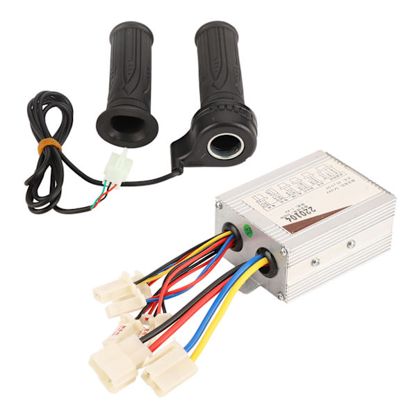 Elcykel Controller og Gasgreb Sæt 24V 500W i Aluminiumslegering