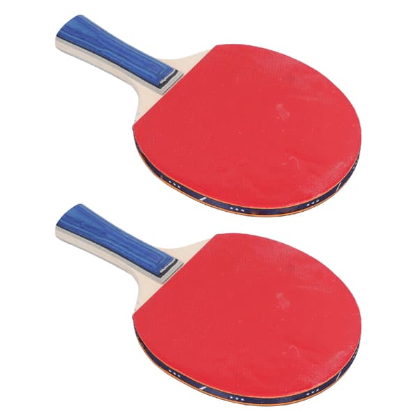 Bordtennisbat sæt med 2 bat, 3 bolde og opbevaringstaske til indendørs og udendørs spil