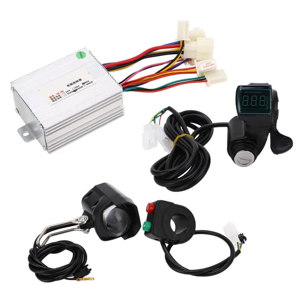 48V 500W Elcykel Controller Styr Kit med Varmeafledning og Forlygte