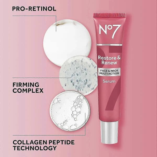 1-3 flaskor No.7 Revitalizing Repairing Ansikts-, Hals- och Multi-Effekt Anti-Aging Serum (50 ml vardera) red 2