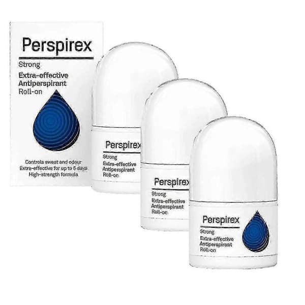 Perspirex 3X Roll-On Deodorant - Kraftfull, bekväm, originaldoft, kontroll av svettning utomhus