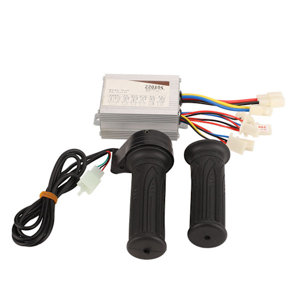 Elcykel Controller og Gasgreb Sæt 24V 500W i Aluminiumslegering
