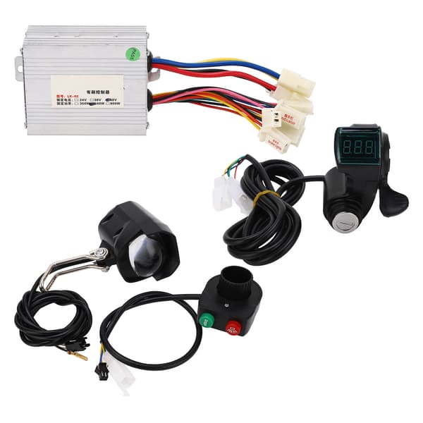 48V 500W Elcykel Controller Styr Kit med Varmeafledning og Forlygte