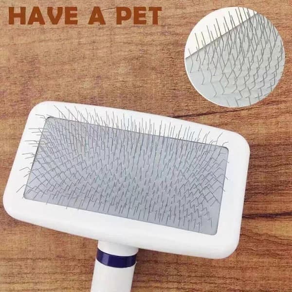Pleje til kæledyr: Katte-/hundekam til udfiltring, behagelig massage ABS-kam, hårfjerningskam.