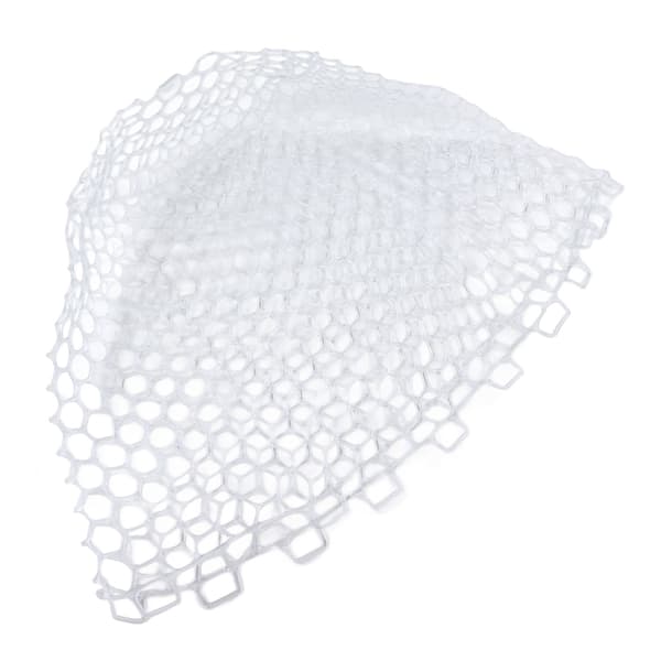 Myk gummi-mesh fluefiskehåv for ørretfangst og utsetting 32cm