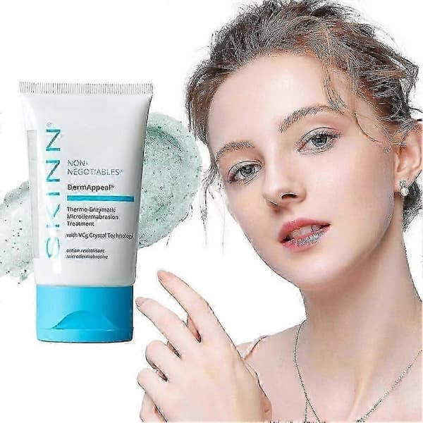 Naturlig eksfolierende scrub 50g fjerner skånsomt døde hudceller forbedrer ru \"kyllingehud\" lysner huden