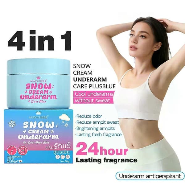 Forfriskende underarmcreme, talgkontrol og langvarig (24t) antiperspirant
