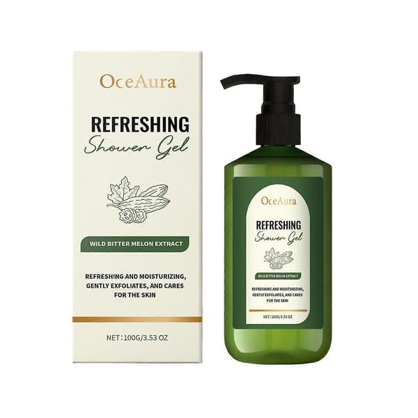Meget effektiv showergel mod folliculitis, indeholdende vild bitter melon-ekstrakt.