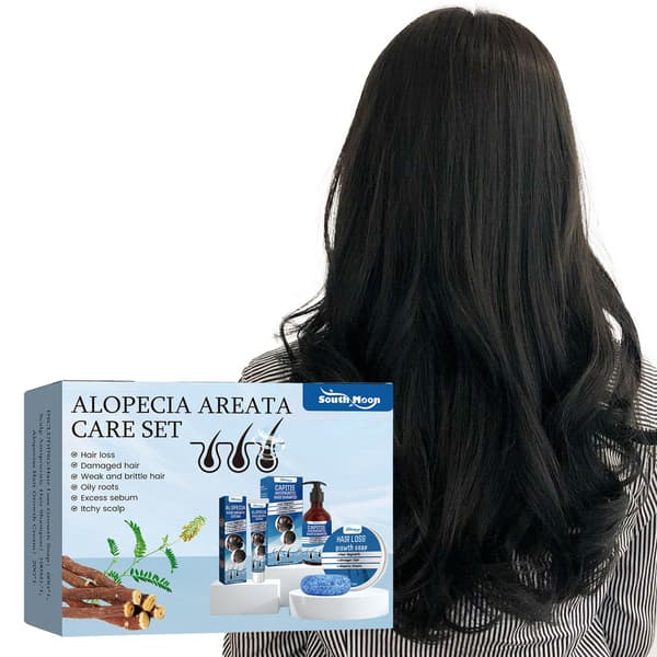 Alopecia Plejesæt: Hovedbundsrensende og Krusudglattende Hårpleje Gaveæske 1pcs