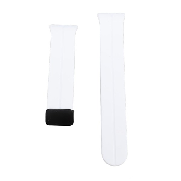 Silikonearmbånd til Galaxy Fit3 med Quick-Release Spænde, Foldbart, Absorberende, Ridsefast, Hvid