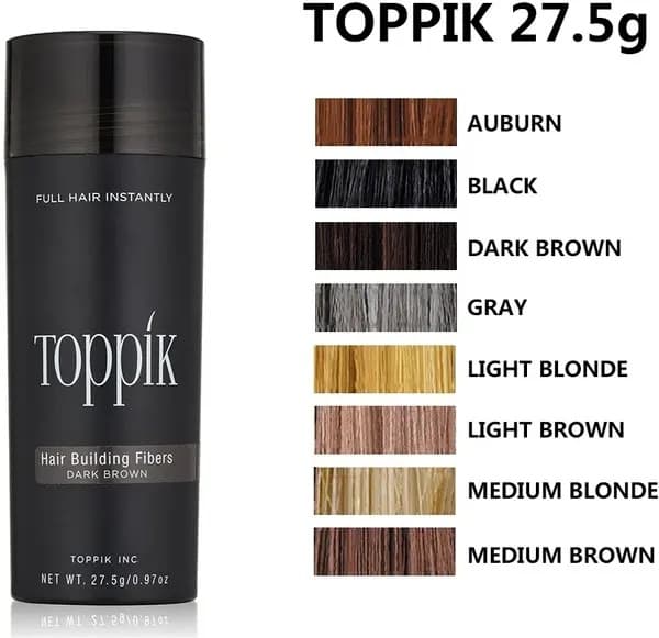 Toppik Stor - 27.5g - Mörkbrun