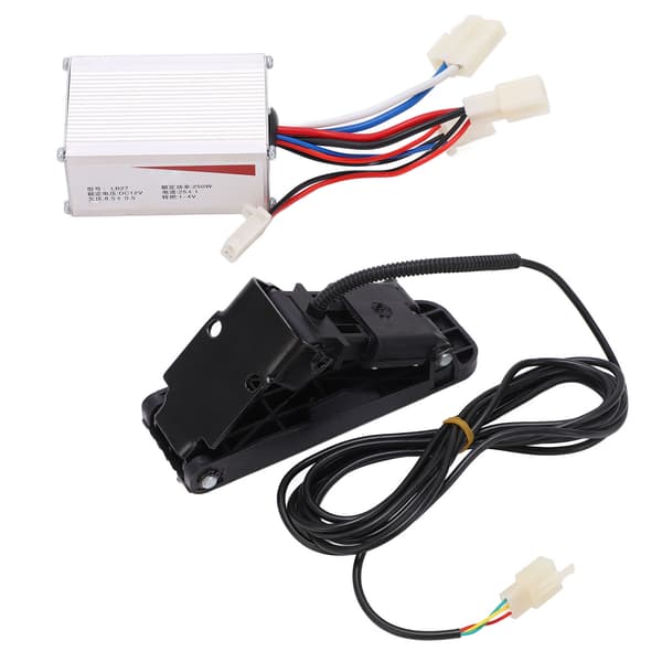 Hastighetsregulatorsats med 12V 250W pedalaccelerator för cykel, trehjuling och elmotorcykel