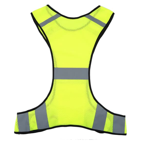 Refleksvest med høy synlighet for nattløping og sykling - Justerbar - Lime