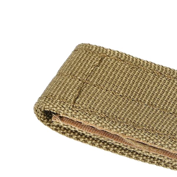 Multifunksjonell nylonkrok for utendørs bruk, camping, klatring, nøkkelring, khaki