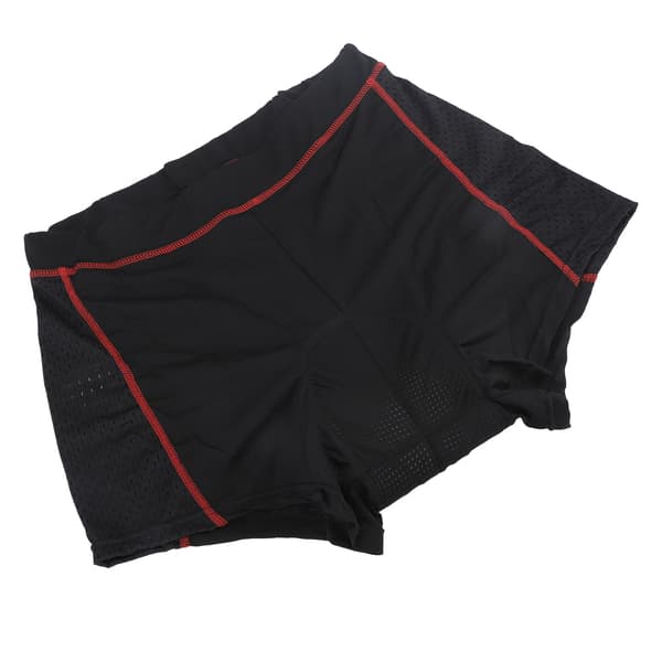 Cykelundertøjsshorts med polstring, stødabsorbering, åndbare, hurtigtørrende til cykling, skiløb, skøjteløb (størrelse L)