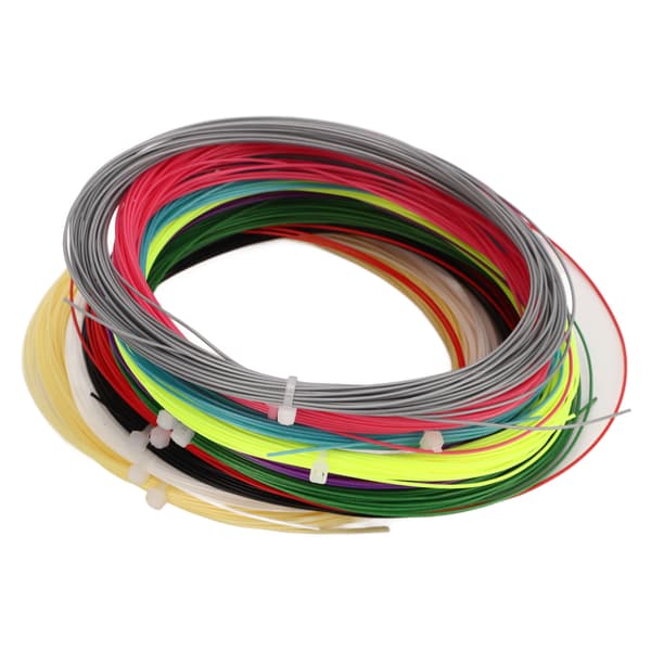 10 st högelastisk nanofiber badmintonracketsträng 28lbs 10 färger 10m