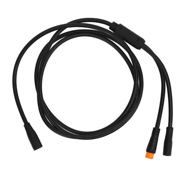 1T2 Y-Splitter forlængerkabel til elcykel centermotor M600 M500 G521 G520