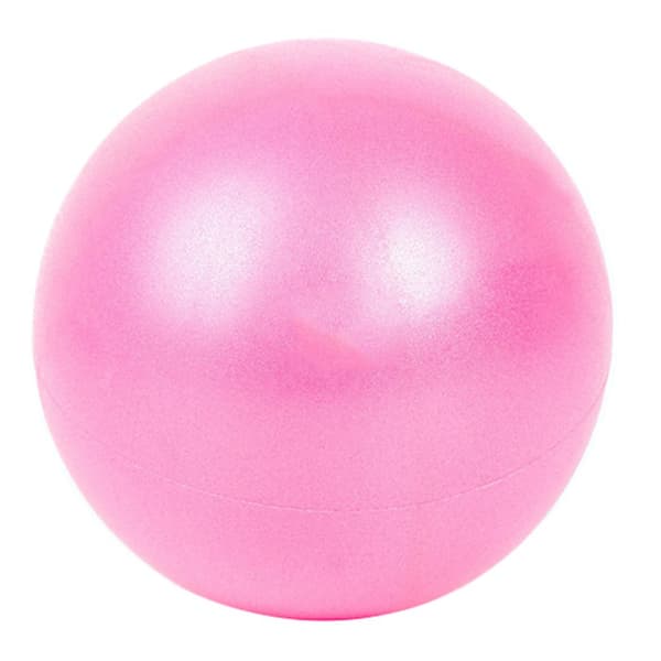Mini PVC eksplosionssikker yoga pilatesbold til stabilitetsøvelser (pink)