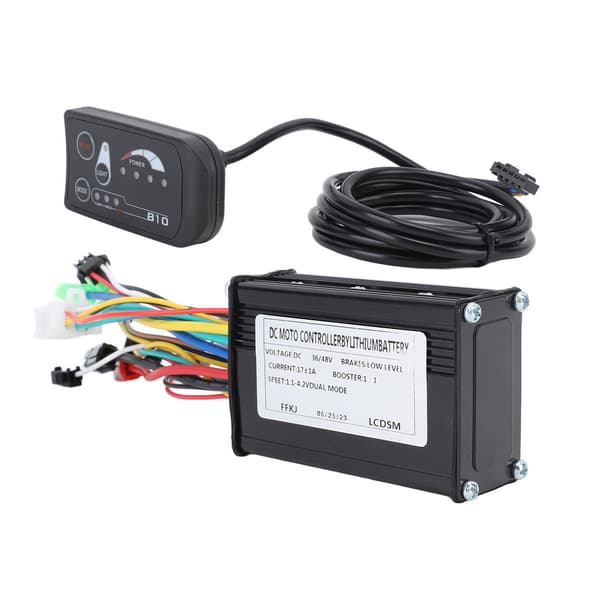 Elcykelkonverteringssæt med 17A controller, 250W-350W panel, S810 Triple Mode, DIY