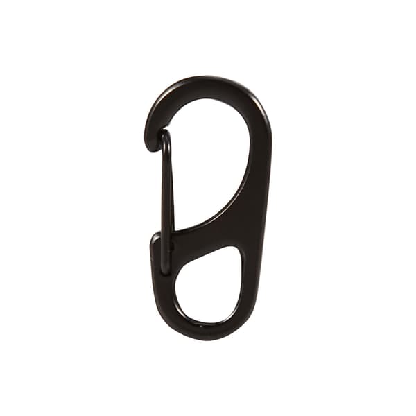 5 STK Quick Release Spænde EDC Nøglering Nyttig Holdbar Metal Karabinhage (Sort)