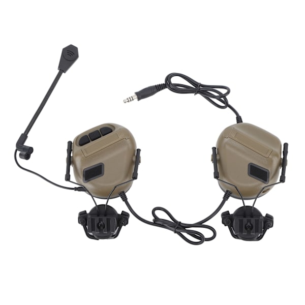 Headset til skydning med lydforstærkning og mikrofon, elektronisk høreværn.