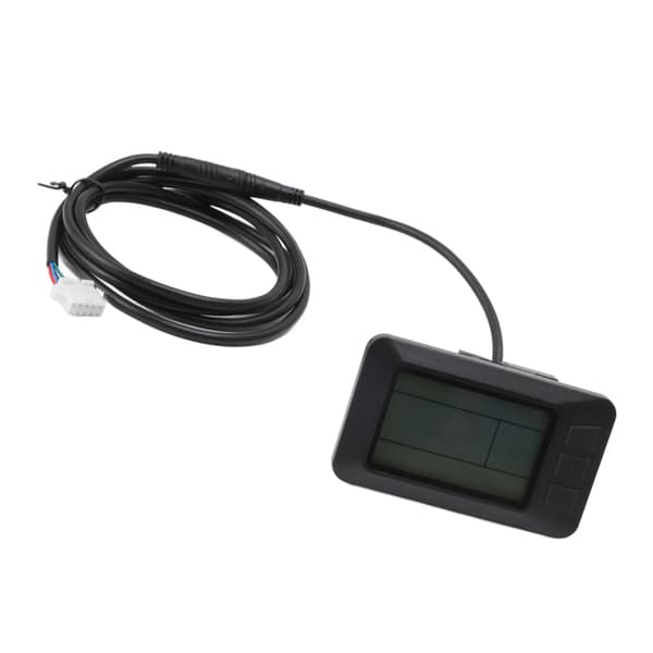 LCD Speedometer til El-cykler 24V 36V 48V 5-bens Stik Vandtæt KT Controller