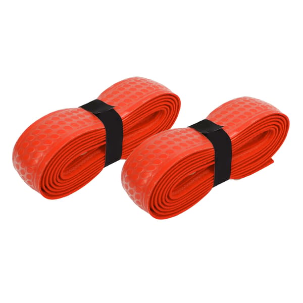 2 stk. fortykket svedabsorberende griptape til tennis- og badmintonketchere - orange