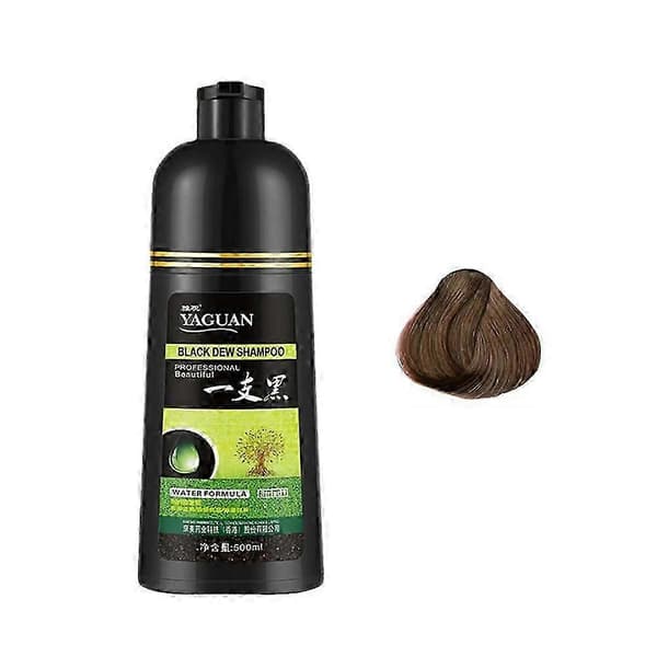 Ya Gua Herbal Black Dew Shampoo, 3-in-2 hiusvärisampoo Brown 1