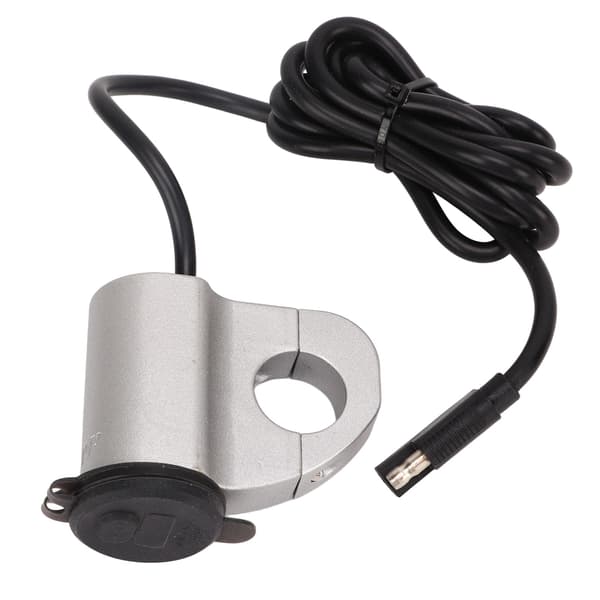 Vanntett 12V USB Motorsykkellader med Digital Spenningsdisplay og Bryter