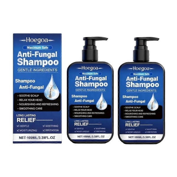 1–3 flaskor svampdödande schampo, lämpligt för follikulit, seborroisk dermatit och psoriasis. 2pcs