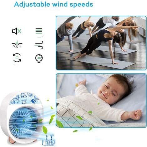 Bärbar luftkonditionering, personlig luftkylare, mini bärbar luftkylare - AquaForge