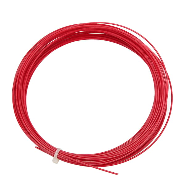 Professionel sekskantet tennisline 12m/39.4ft holdbar polyesterfiber rød