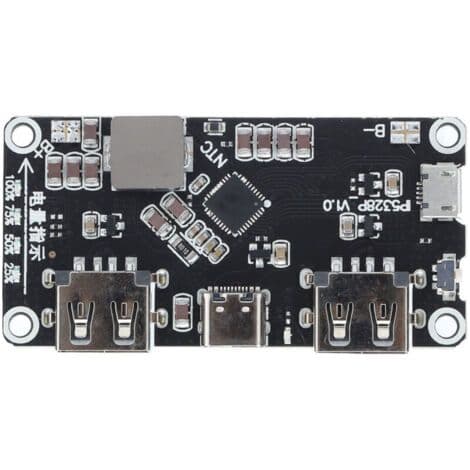 IP5328P hurtiglade-modul, 3,7V til 5V/9V/12V boost-laderkort for batterier
