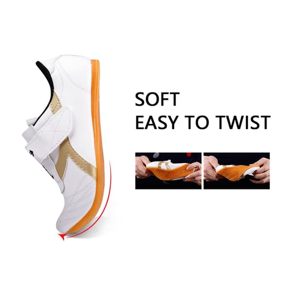 Lette, pustende sko for Taekwondo, Boksing, Kung Fu og Tai Chi - Voksne og Barn