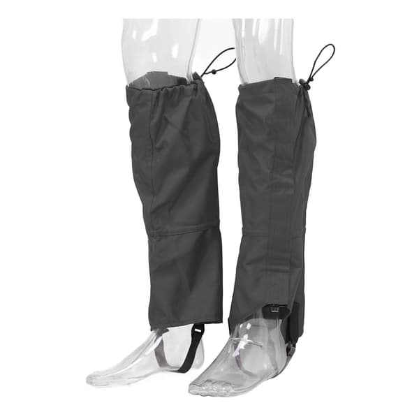 Unisex Vandtætte 600D Oxford Mesh Snebenskinner til Vinterbjergbestigningsstøvler - Sort