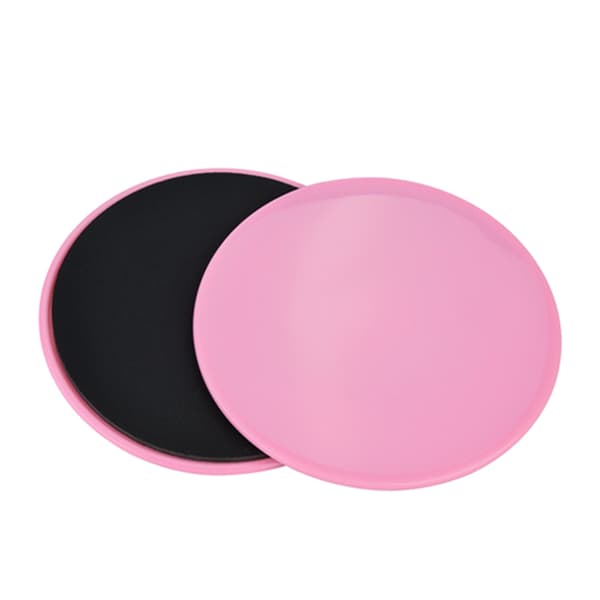 2 stk. Fitness Core Slider Discs til helkropstræning (pink)