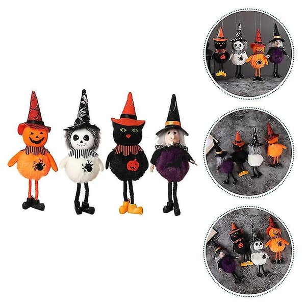 4 stk Halloween-rekvisitter til Halloween-dekor