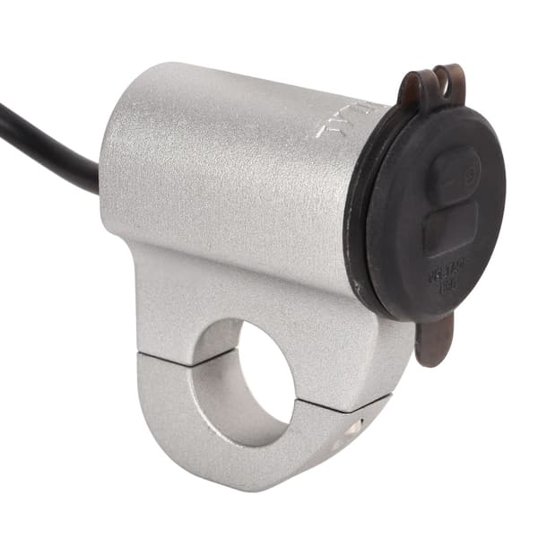 Vanntett 12V USB Motorsykkellader med Digital Spenningsdisplay og Bryter