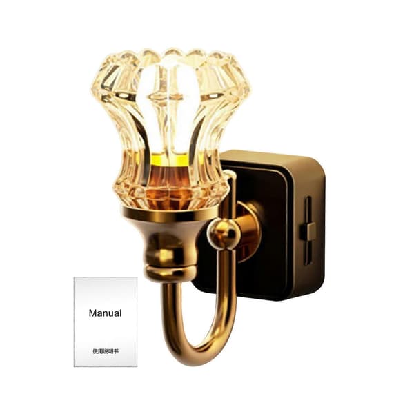 Dekorativ plug-in vegglampe – egnet for et barnerom