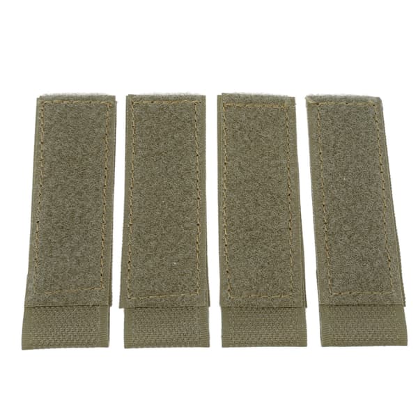 4 stk. nylon velcro-patch Molle-tilbehør til jagttræningsvest OD grøn