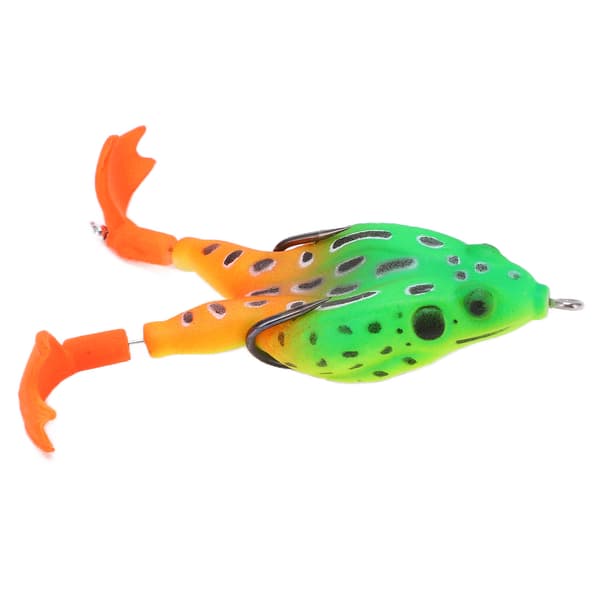Thunder Frog Baits Flydende Lokkemiddel med To Propeller til Fiskeri efter Bas, Slangehoved og Laks